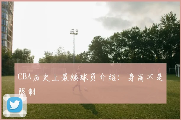 CBA历史上最矮球员介绍：身高不是限制